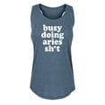 thumbnail image 1 of Instant Message - Busy Doing Aries Sh - Women's Racerback Tank, 1 of 5