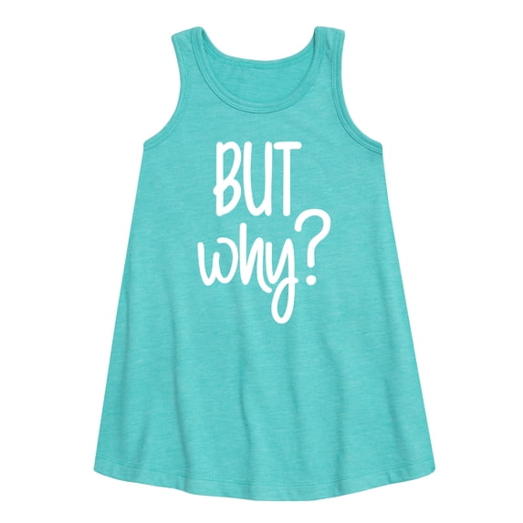 Instant Message - But Why - Toddler & Youth Girls A-line Dress