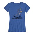 thumbnail image 1 of Instant Message - Butterfly Book - Women's Short Sleeve Graphic T-shirt, 1 of 5