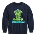 thumbnail image 1 of Instant Message - Cabo Mexico Sea Turtle  - Kids Crew Fleece, 1 of 6
