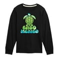 thumbnail image 1 of Instant Message - Cabo Mexico Sea Turtle  - Kids Long Sleeve Tee, 1 of 6