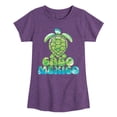 thumbnail image 1 of Instant Message - Cabo Mexico Sea Turtle  - Toddler & Youth Girls Short Sleeve Graphic T-Shirt, 1 of 6