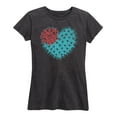 thumbnail image 1 of Instant Message - Cactus Heart - Women's Short Sleeve Graphic T-Shirt, 1 of 5