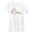 thumbnail image 1 of Instant Message - Cafecito Y Chisme - Women's Short Sleeve Graphic T-Shirt, 1 of 6