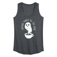 thumbnail image 1 of Instant Message - Caffeine Makes Me Feel Alive - Women's Racerback Tank Top, 1 of 5