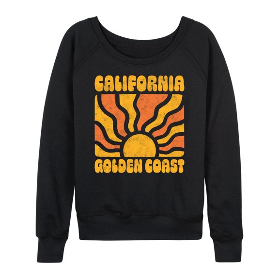 Instant Message - California Golden Coast - Women's Lightweight French Terry Long Sleeve Shirt