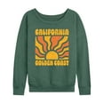 thumbnail image 1 of Instant Message - California Golden Coast - Women's Lightweight French Terry Long Sleeve Shirt, 1 of 6