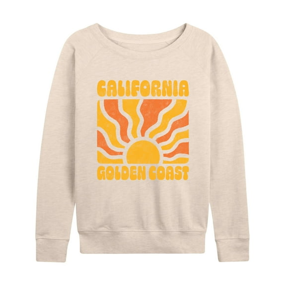 Instant Message - California Golden Coast - Women's Lightweight French Terry Long Sleeve Shirt