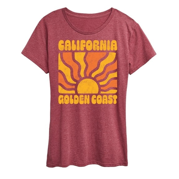 Instant Message - California Golden Coast - Women's Short Sleeve Graphic T-Shirt