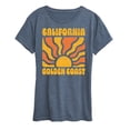 thumbnail image 1 of Instant Message - California Golden Coast - Women's Short Sleeve Graphic T-Shirt, 1 of 6