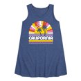 thumbnail image 1 of Instant Message - California Sunset - Toddler & Youth Girls A-line Dress, 1 of 6