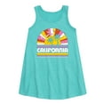 thumbnail image 1 of Instant Message - California Sunset - Toddler & Youth Girls A-line Dress, 1 of 5