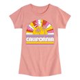 thumbnail image 1 of Instant Message - California Sunset - Toddler & Youth Girls Short Sleeve Graphic T-Shirt, 1 of 6