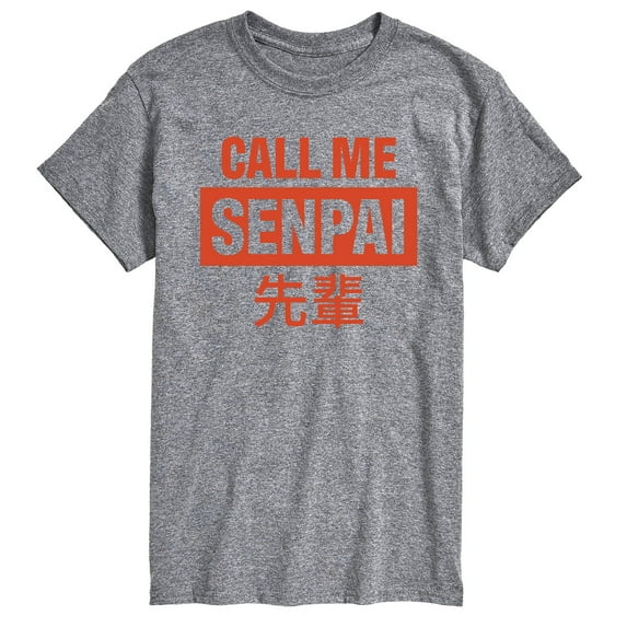 Instant Message - Call Me Senpai - Men's Short Sleeve Graphic T-Shirt