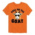 thumbnail image 1 of Instant Message - Call Me The Goat - Toddler And Youth Short Sleeve Graphic T-Shirt, 1 of 7