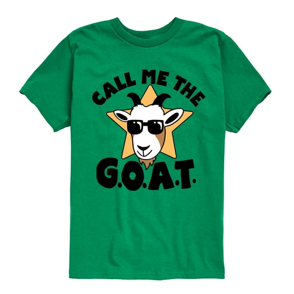 Instant Message - Call Me The Goat - Toddler And Youth Short Sleeve Graphic T-Shirt