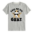 thumbnail image 1 of Instant Message - Call Me The Goat - Toddler And Youth Short Sleeve Graphic T-Shirt, 1 of 6