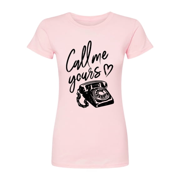 Instant Message - Call Me Yours - Juniors Fitted Graphic T-Shirt