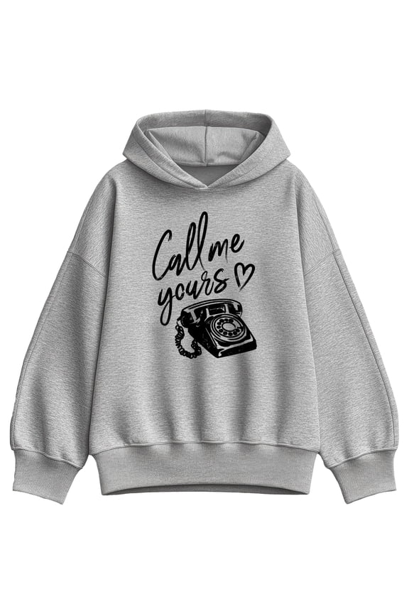 - Call Me Yours - Women's Oversized Fleece Hoodie Sweatshirt