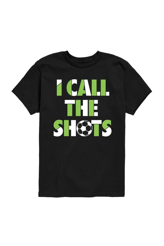- Call the Shots - Youth Boys Short Sleeve Graphic T-Shirt