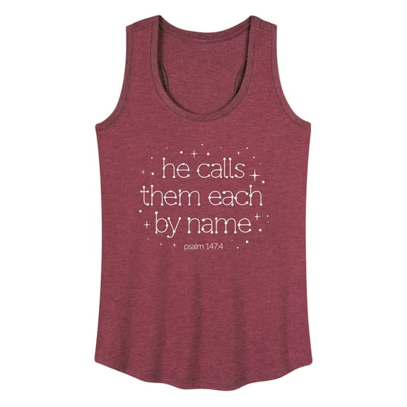 Instant Message - Calls Them By Name Stars - Women's Racerback Tank Top