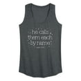 thumbnail image 1 of Instant Message - Calls Them By Name Stars - Women's Racerback Tank Top, 1 of 6