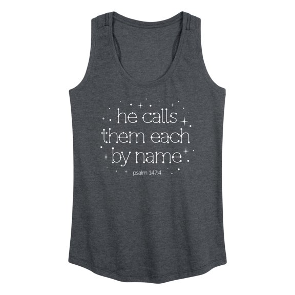 Instant Message - Calls Them By Name Stars - Women's Racerback Tank Top