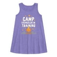 thumbnail image 1 of Instant Message - Camp Counselor In Training - Toddler & Youth Girls A-line Dress, 1 of 5