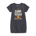 thumbnail image 1 of Instant Message - Camp Counselor In Training - Toddler & Youth Girls Fleece Dress, 1 of 1
