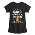 thumbnail image 1 of Instant Message - Camp Counselor In Training - Toddler & Youth Girls Short Sleeve Graphic T-Shirt, 1 of 6