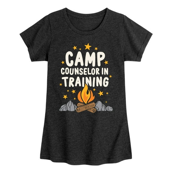 Instant Message - Camp Counselor In Training - Toddler & Youth Girls Short Sleeve Graphic T-Shirt