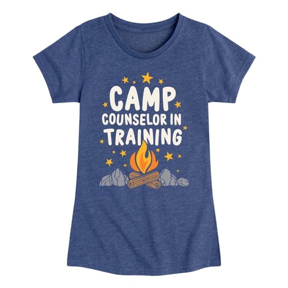 Instant Message - Camp Counselor In Training - Toddler & Youth Girls Short Sleeve Graphic T-Shirt