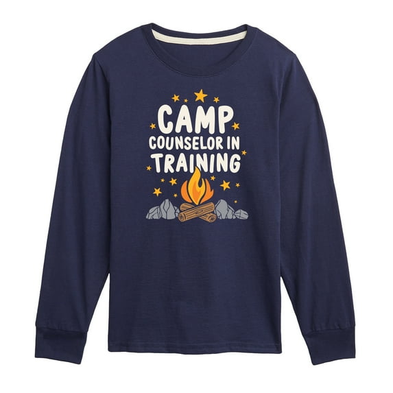 Instant Message - Camp Counselor In Training - Toddler & Youth Long Sleeve Graphic T-Shirt