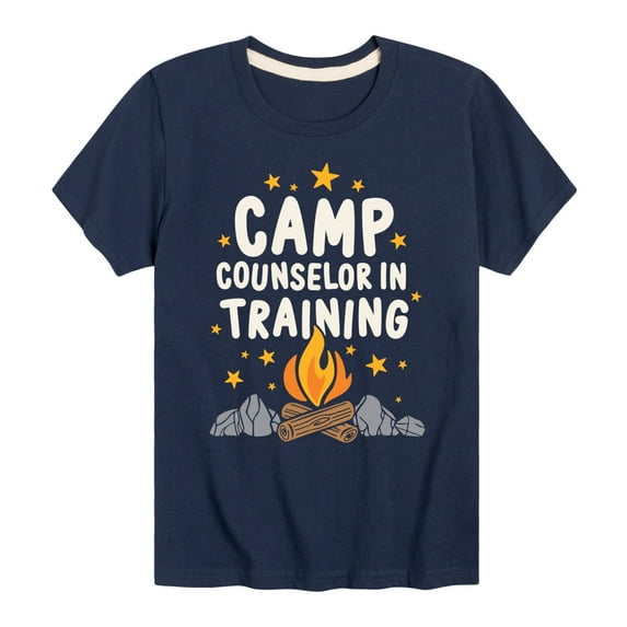Instant Message - Camp Counselor In Training - Toddler & Youth Short Sleeve Graphic T-Shirt