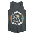 thumbnail image 1 of Instant Message - Camping Adventure - Ladies Racerback Tank, 1 of 5