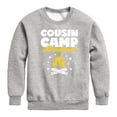 thumbnail image 1 of Instant Message - Camping - Cousin Camp Adventures - Toddler & Youth Crewneck Fleece Sweatshirt, 1 of 6