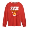 thumbnail image 1 of Instant Message - Camping - Cousin Camp Adventures - Toddler & Youth Long Sleeve Graphic T-Shirt, 1 of 6