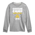 thumbnail image 1 of Instant Message - Camping - Cousin Camp Adventures - Toddler & Youth Long Sleeve Graphic T-Shirt, 1 of 6