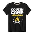 thumbnail image 1 of Instant Message - Camping - Cousin Camp Adventures - Toddler & Youth Short Sleeve Graphic T-Shirt, 1 of 6