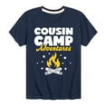 thumbnail image 1 of Instant Message - Camping - Cousin Camp Adventures - Toddler & Youth Short Sleeve Graphic T-Shirt, 1 of 6