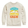 thumbnail image 1 of Instant Message - Camping - Cousin Camp Crew - Toddler & Youth Crewneck Fleece Sweatshirt, 1 of 6