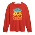 thumbnail image 1 of Instant Message - Camping - Cousin Camp Crew - Toddler & Youth Long Sleeve Graphic T-Shirt, 1 of 6