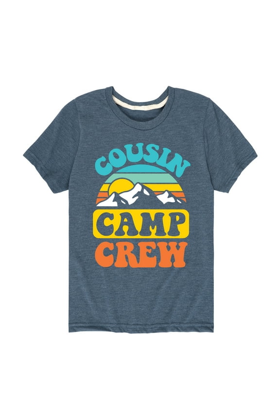 - Camping - Cousin Camp Crew - Toddler & Youth Short Sleeve Graphic T-Shirt