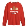 thumbnail image 1 of Instant Message - Camping Crew Smores - Toddler & Youth Long Sleeve Graphic T-Shirt, 1 of 6