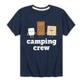 thumbnail image 1 of Instant Message - Camping Crew Smores - Toddler & Youth Short Sleeve Graphic T-Shirt, 1 of 6