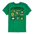 thumbnail image 1 of Instant Message - Camping Essentials - Toddler And Youth Short Sleeve Graphic T-Shirt, 1 of 6