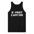 thumbnail image 1 of Instant Message - Camping - Expert Camper - Men's Jersey Tank Top, 1 of 6