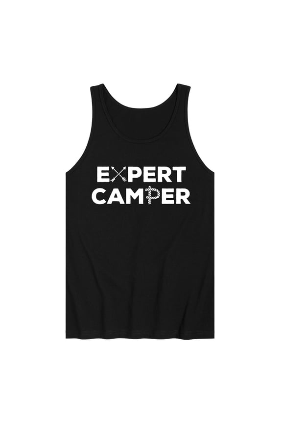 - Camping - Expert Camper - Men's Jersey Tank Top