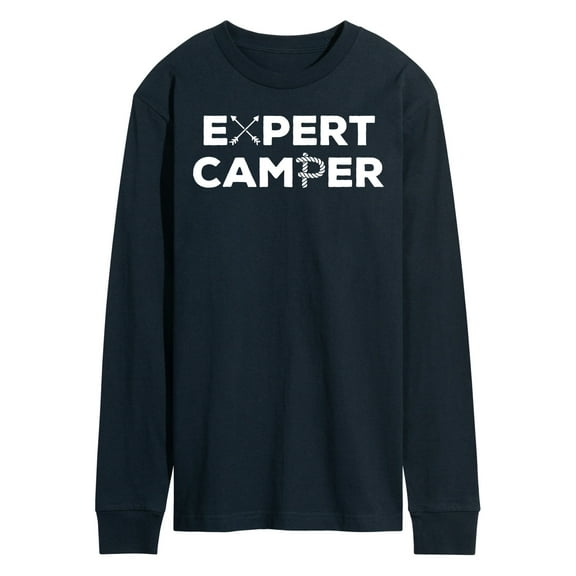 Instant Message - Camping - Expert Camper - Men's Long Sleeve T-Shirt