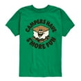 thumbnail image 1 of Instant Message - Camping Is Smore Fun - Toddler & Youth Short Sleeve Graphic T-Shirt, 1 of 6